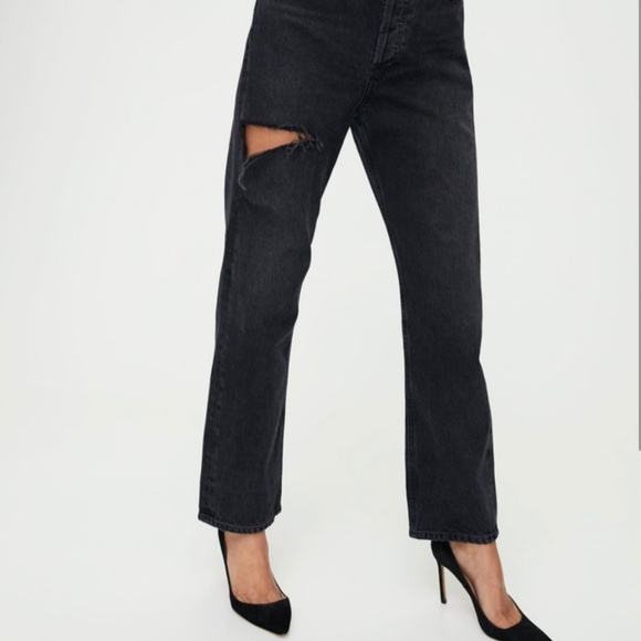 AGOLDE 90's Straight Leg Denim Jeans - Picture 1 of 3